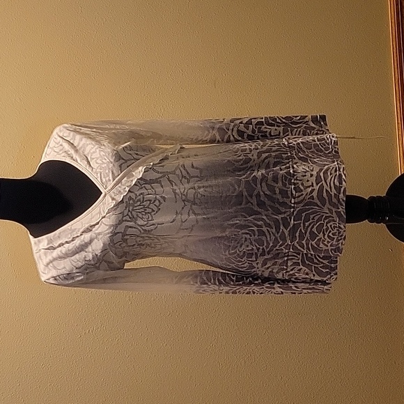 Lucy long sleeve top ombre top large - Picture 1 of 5